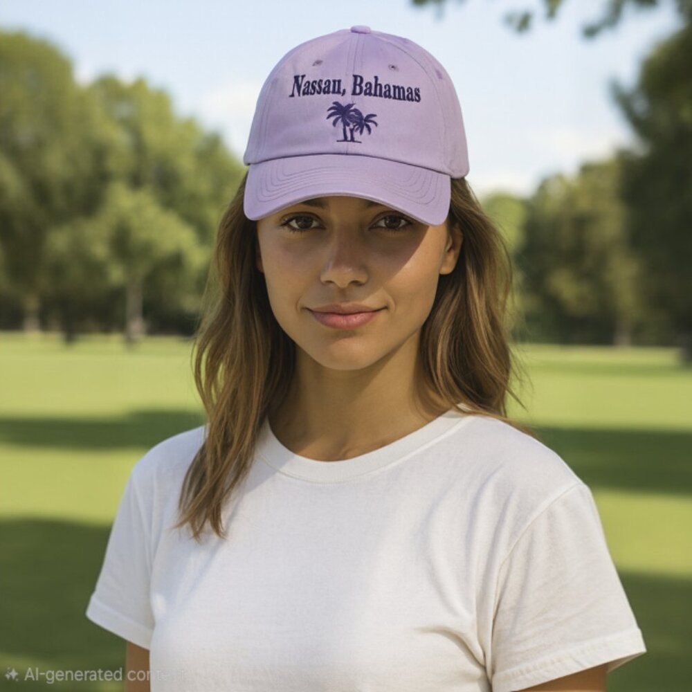VINTAGE DMR Classic Headwear Embroidered Baseball Cap Nassau Bahamas